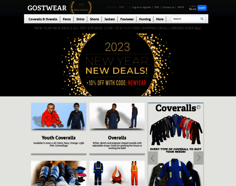 Gostwear.com thumbnail