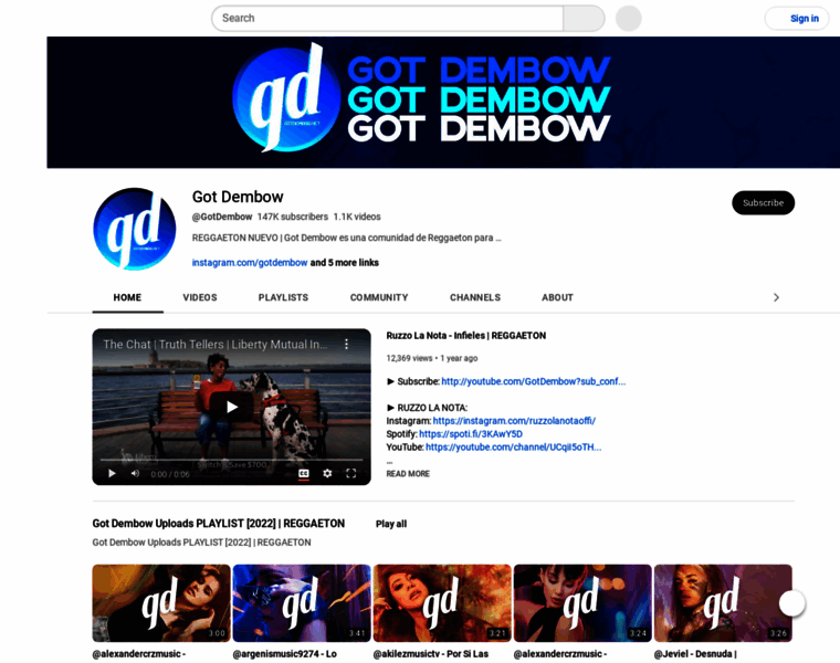 Gotdembow.net thumbnail