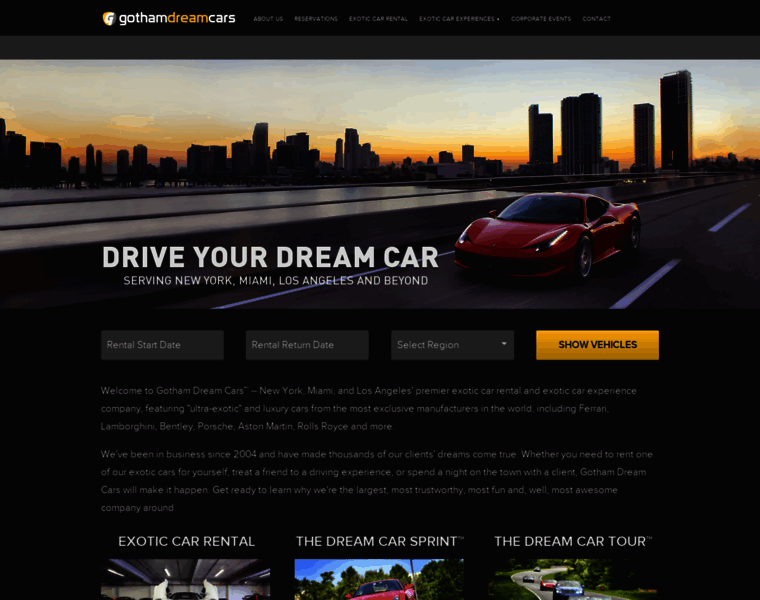 Gothamdreamcars.com thumbnail