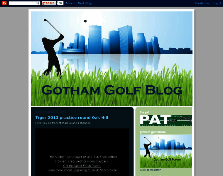Gothamgolfblog.com thumbnail