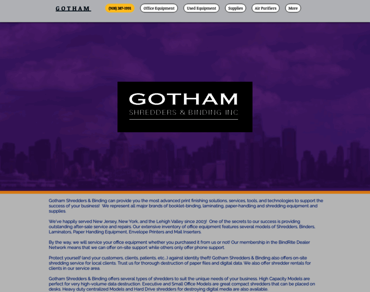 Gothamshredbind.com thumbnail