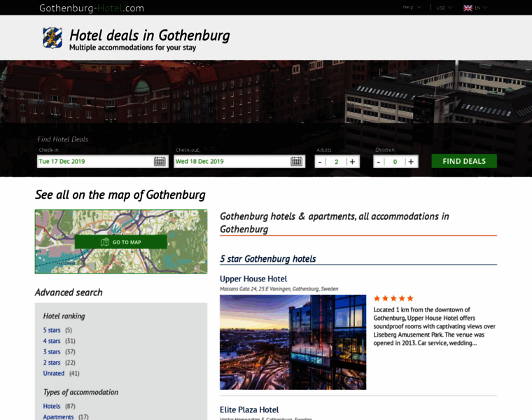 Gothenburg-hotel.com thumbnail