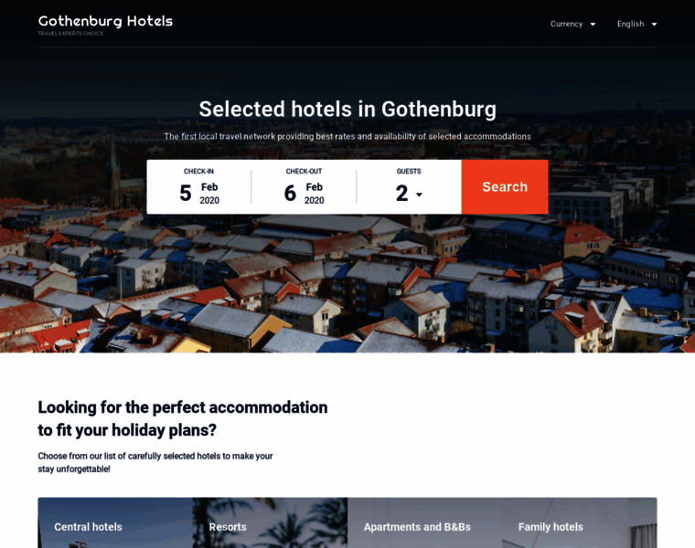 Gothenburg-hotels.com thumbnail