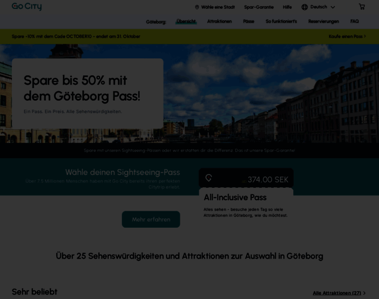 Gothenburgpass.de thumbnail