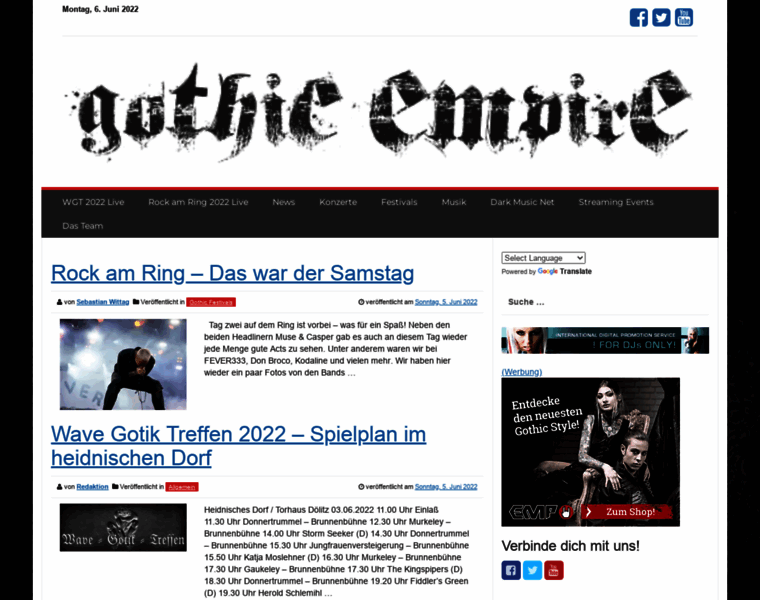 Gothic-empire.de thumbnail