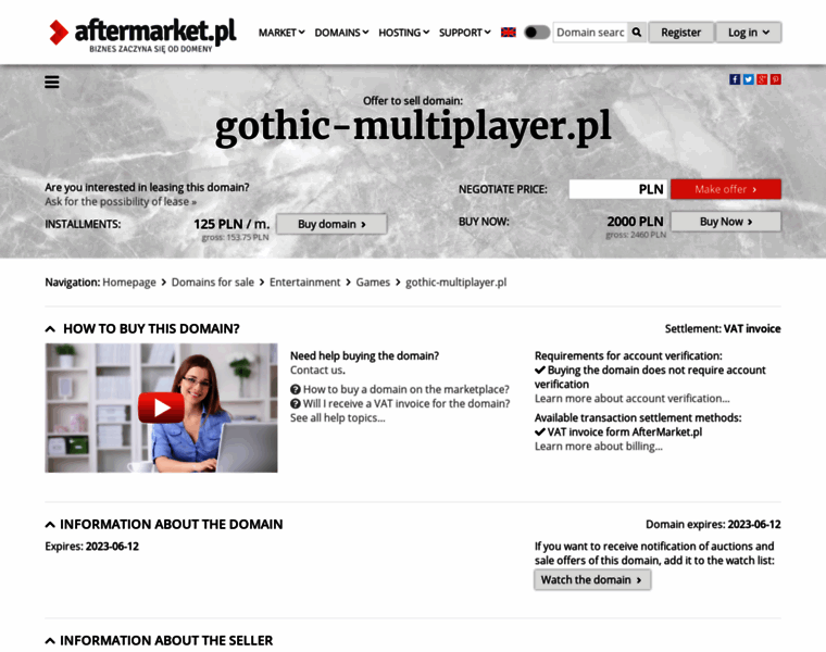 Gothic-multiplayer.pl thumbnail
