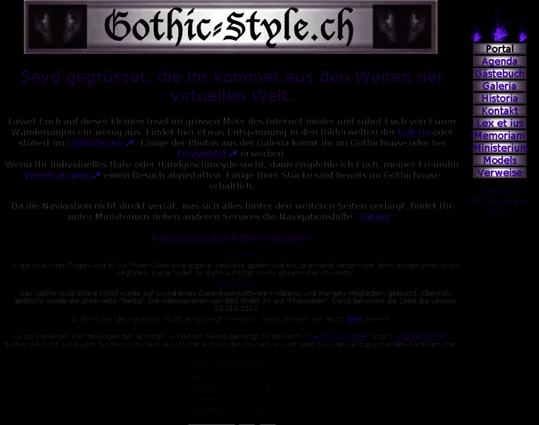 Gothic-style.ch thumbnail