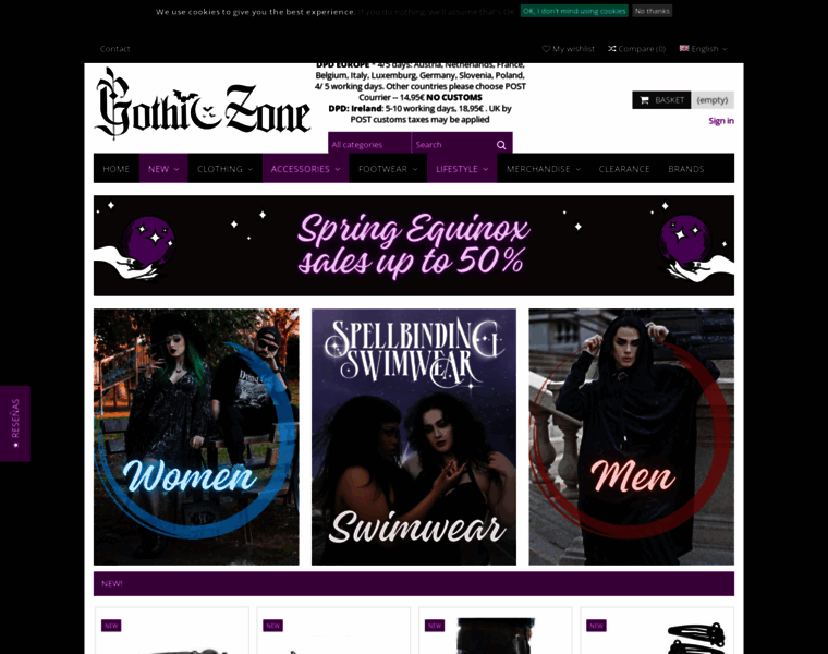 Gothic-zone.com thumbnail