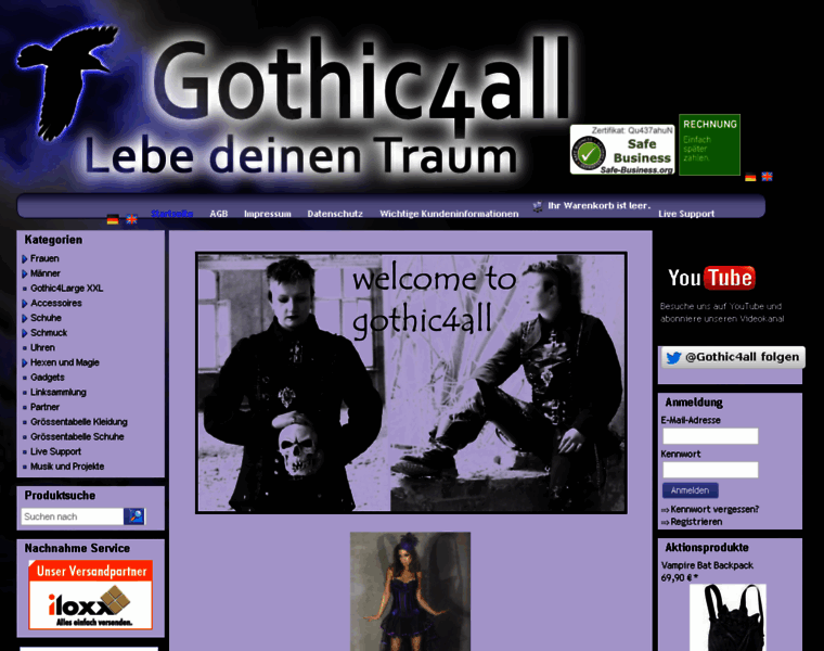 Gothic4all.de thumbnail