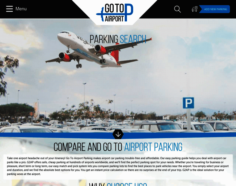 Gotoairportparking.com thumbnail