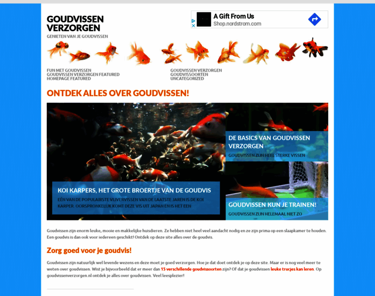 Goudvissenverzorgen.nl thumbnail
