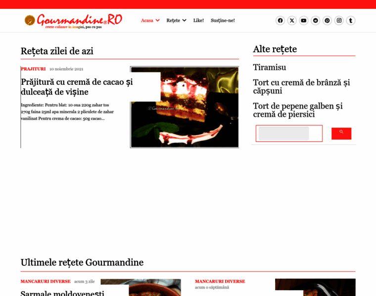 Gourmandine.ro thumbnail Gourmandine.ro thumbnail