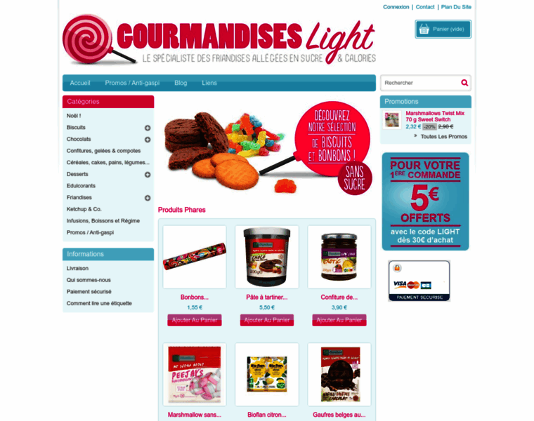 Gourmandises-light.com thumbnail