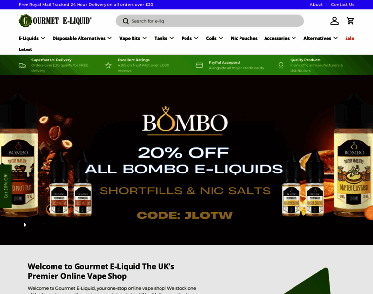 Gourmeteliquid.co.uk thumbnail Gourmeteliquid.co.uk thumbnail