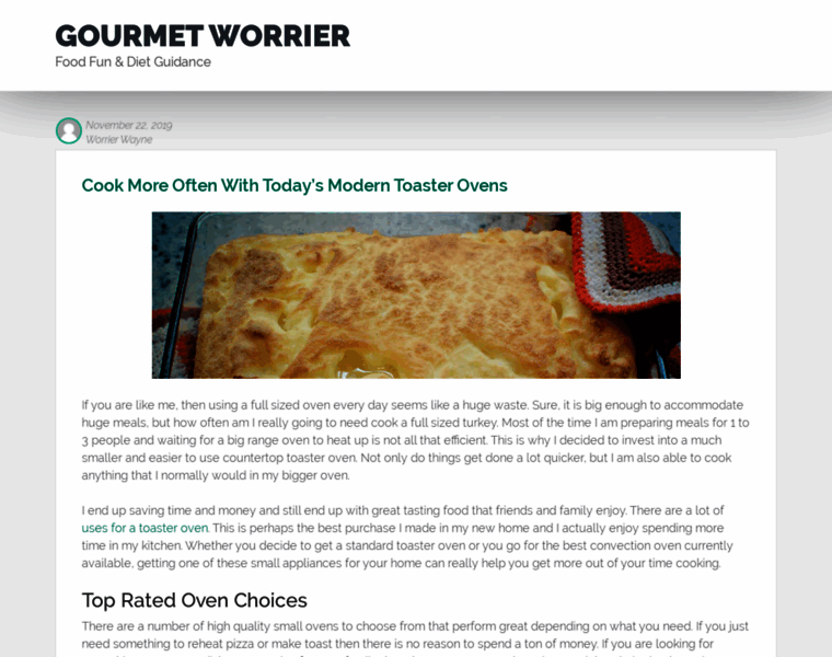Gourmetworrier.com thumbnail
