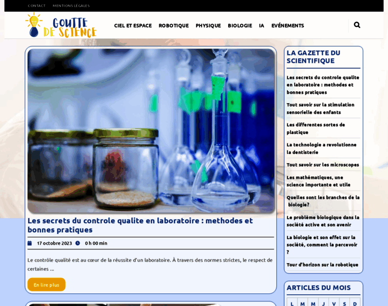 Goutte-de-science.net thumbnail