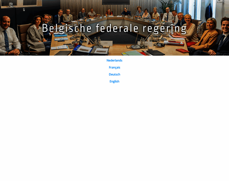 Gouvernement-federal.be thumbnail
