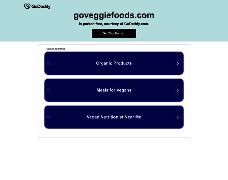 Goveggiefoods.com thumbnail