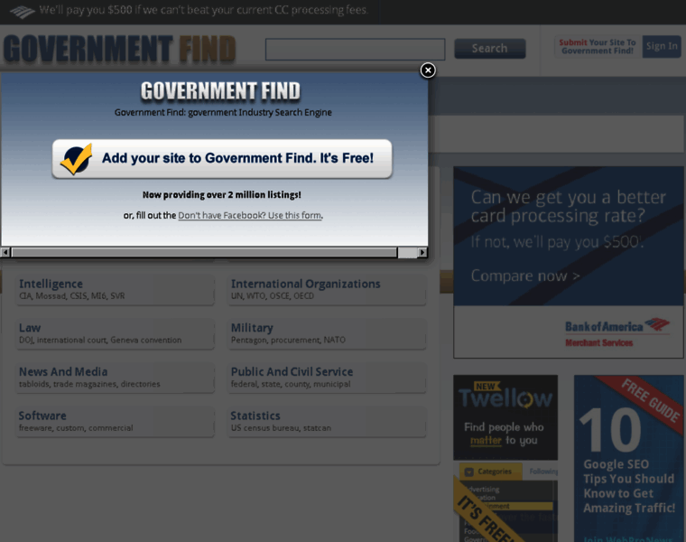 Governmentfind.com thumbnail
