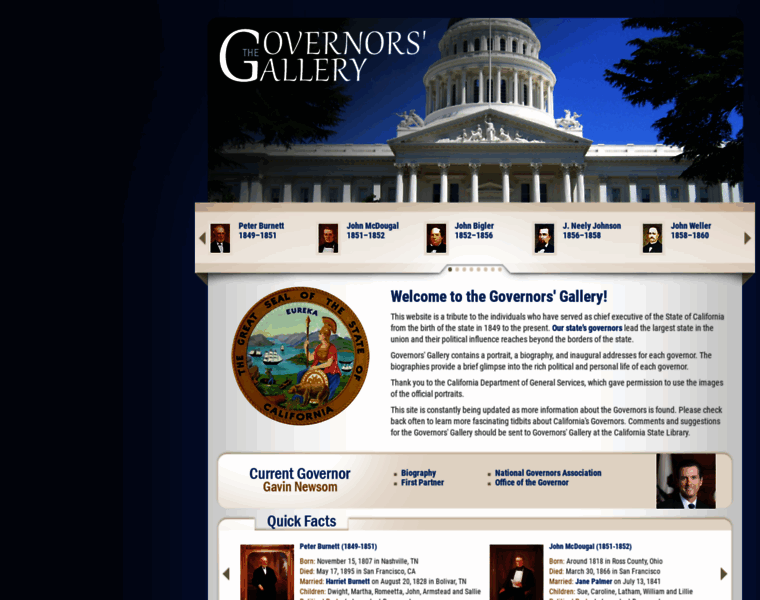 Governors.library.ca.gov thumbnail