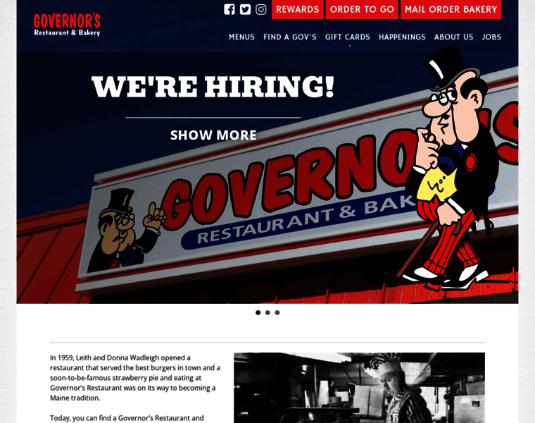 Governorsrestaurant.com thumbnail