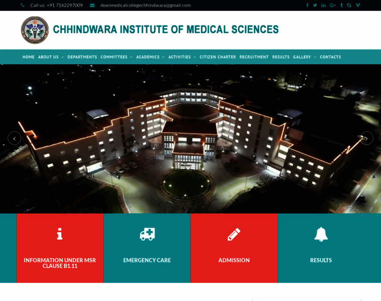 Govtmedicalcollegechhindwara.com thumbnail