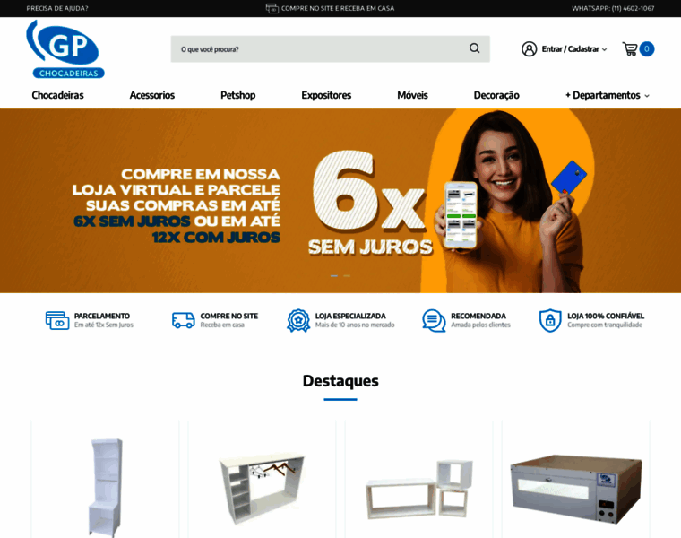Gpchocadeiras.com.br thumbnail