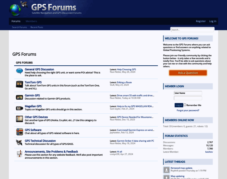 Gps-forums.com thumbnail