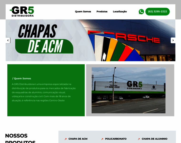 Gr5distribuidora.com.br thumbnail