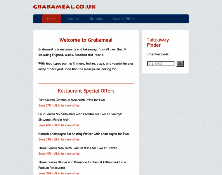 Grabameal.co.uk thumbnail