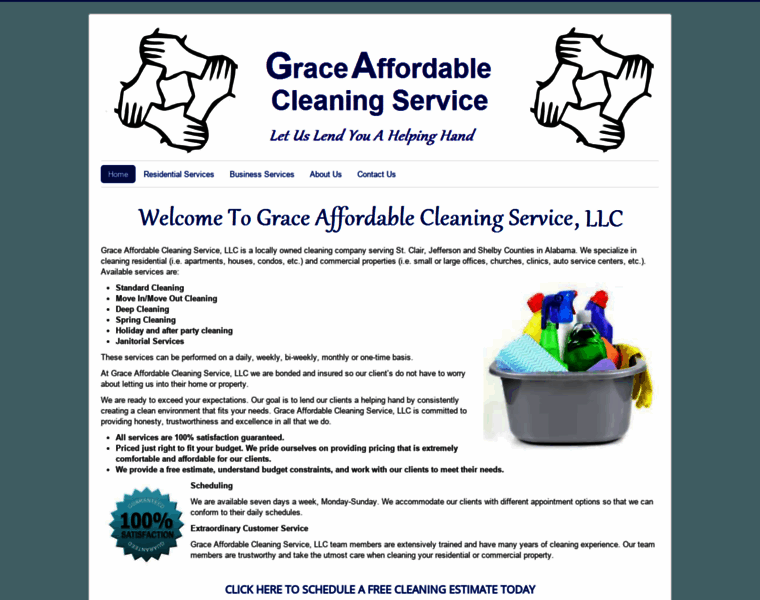 Graceaffordablecleaningservice.com thumbnail