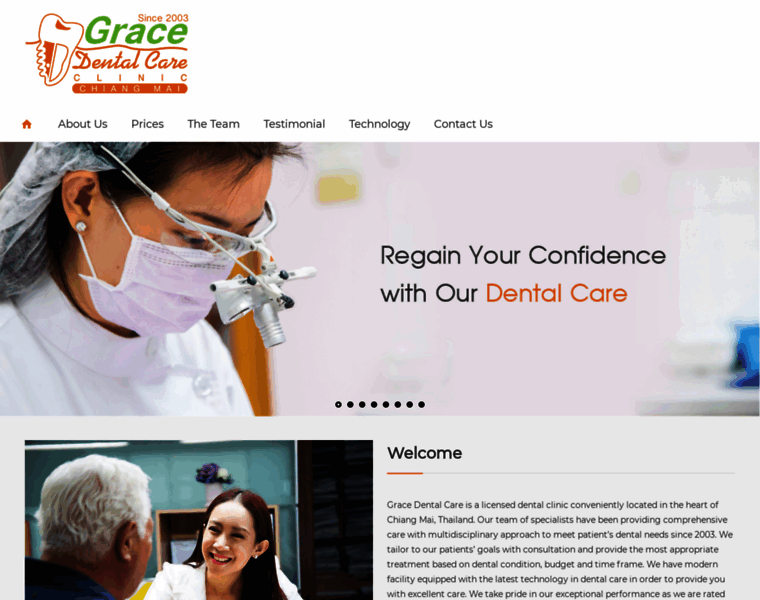 Gracedentalclinic.com thumbnail