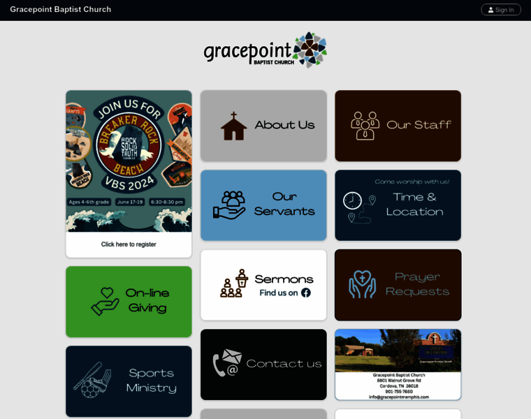 Gracepointmemphis.org thumbnail