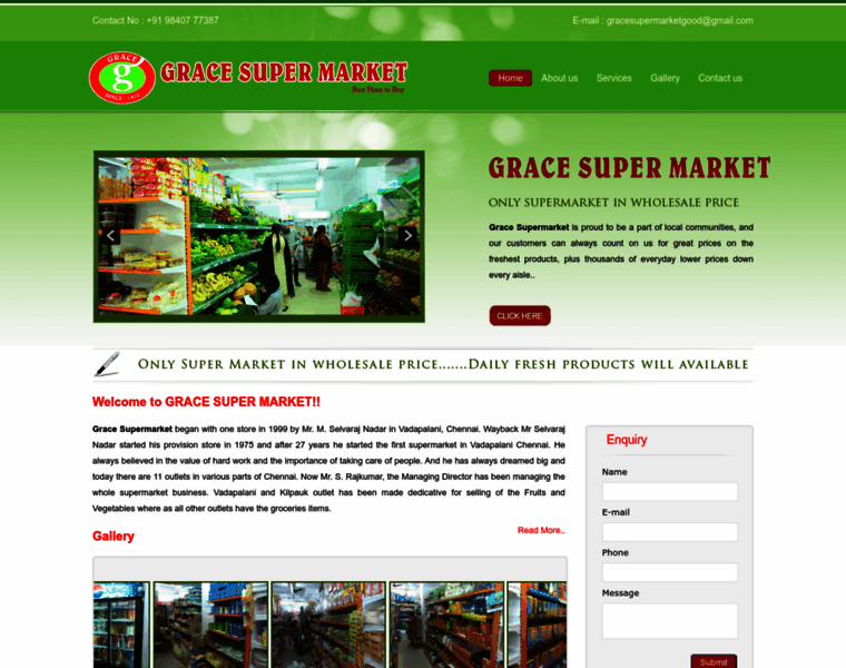 Gracesupermarket.co.in thumbnail