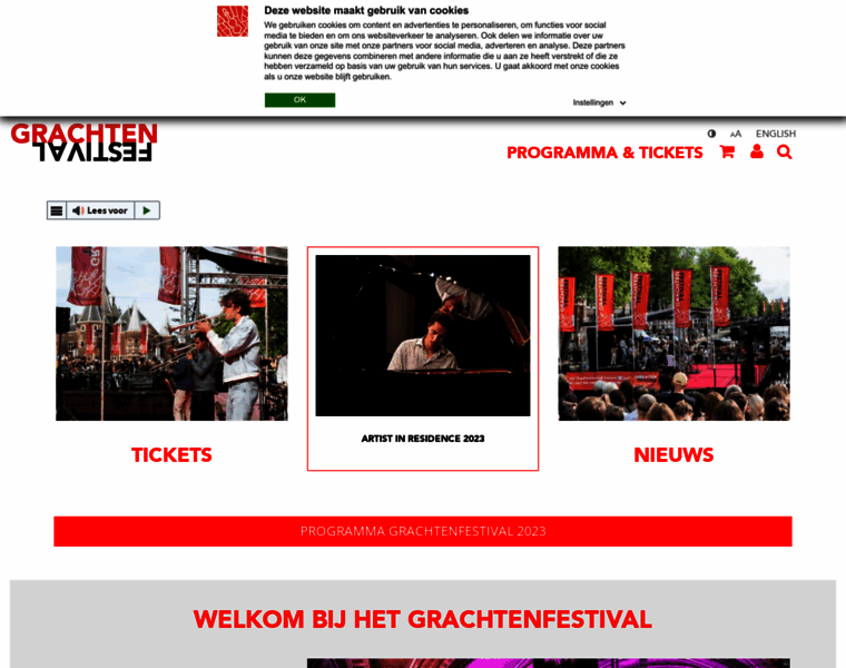 Grachtenfestival.com thumbnail