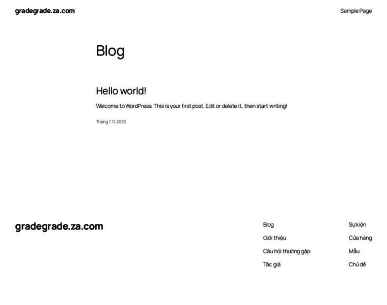 Gradegrade.za.com thumbnail