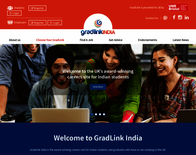 Gradlinkindia.com thumbnail