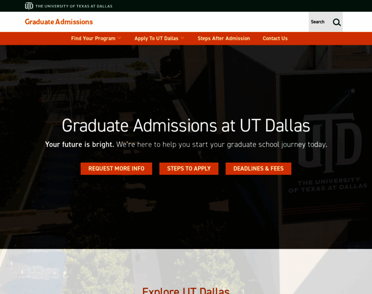 Graduate-admissions.utdallas.edu thumbnail