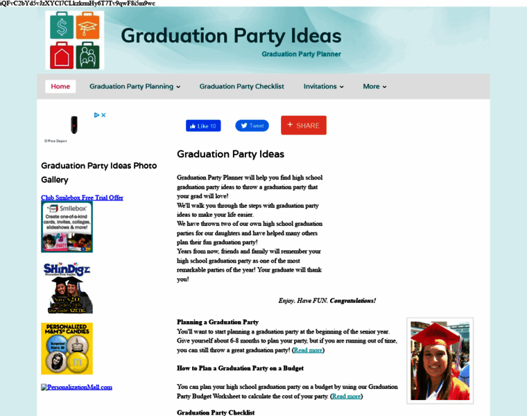 Graduationpartyplanner.com thumbnail