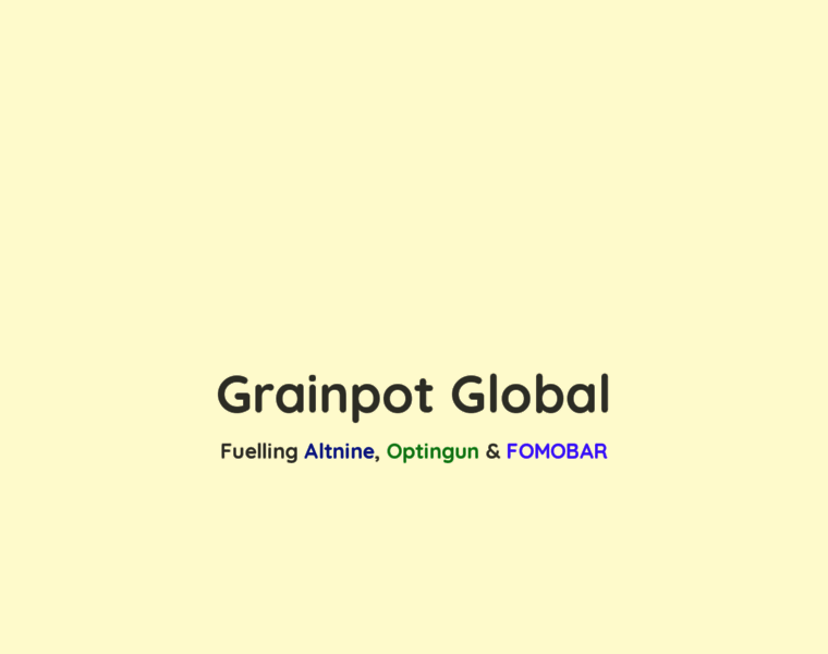 Grainpot.com thumbnail