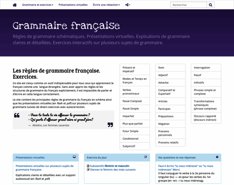 Grammairefrancaise.ca thumbnail