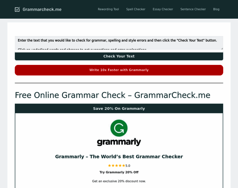 Grammarcheck.me thumbnail