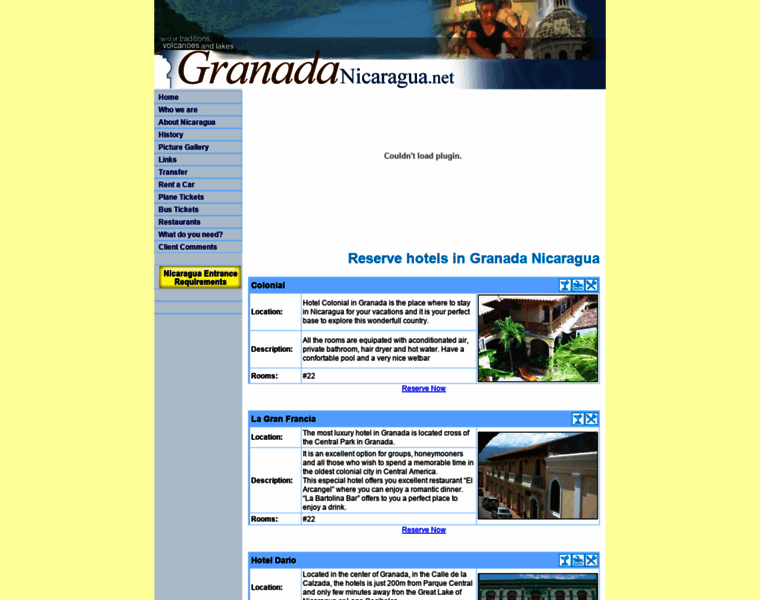 Granadanicaragua.net thumbnail