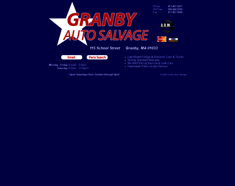 Granbyautosalvage.com thumbnail