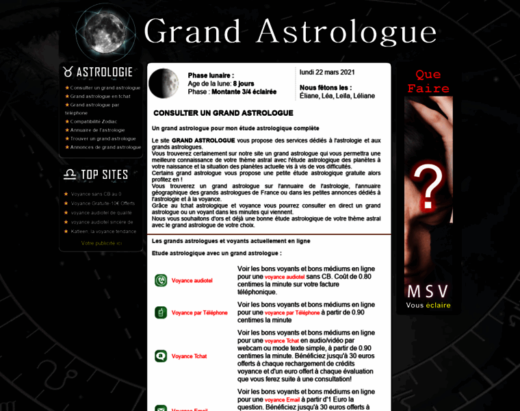 Grandastrologue.fr thumbnail