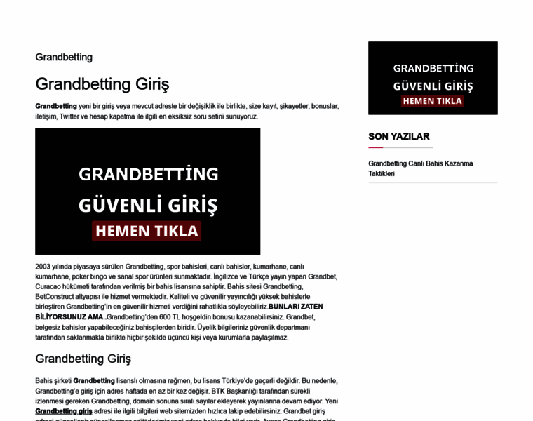 Grandbetting.online thumbnail