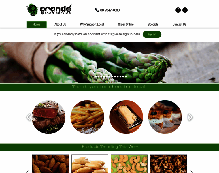 Grandefoods.com.au thumbnail