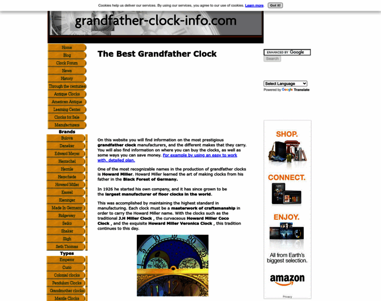 Grandfather-clock-info.com thumbnail