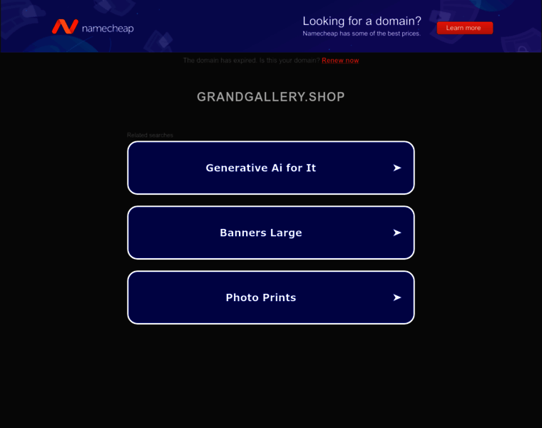 Grandgallery.shop thumbnail