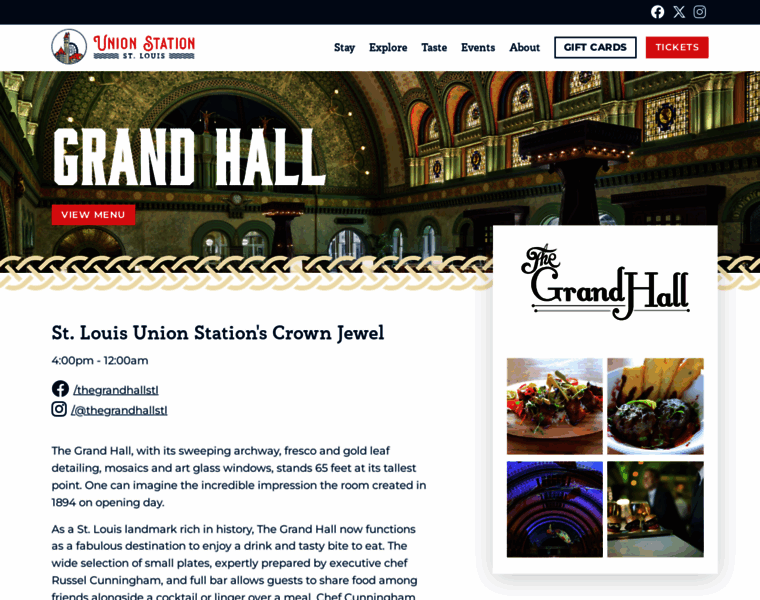 Grandhall-stl.com thumbnail